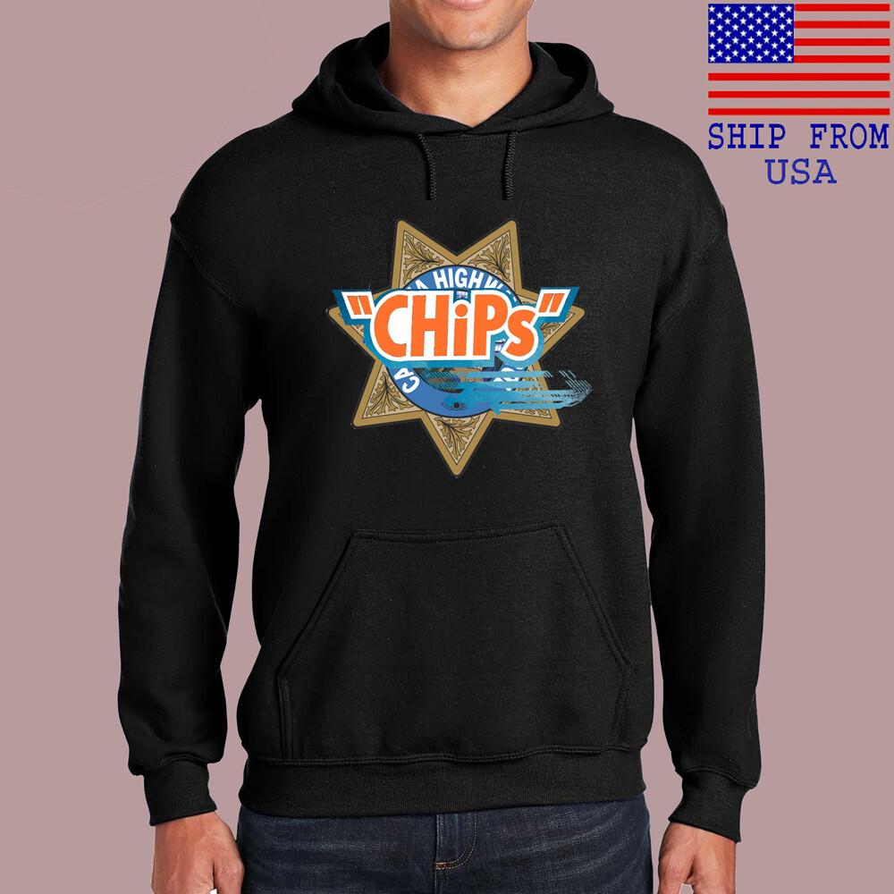 Chips Retro Police Movie Black Size S3XL Unisex T-Shirt S