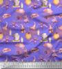 Soimoi Japan Crepe sateng stoff flaggermus, heks lue & trylledrikk Halloween dekor stoff trykt meter 42 tommer