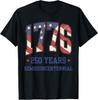 T-shirt Unisex Anniversario Bandiera USA 250 Anni 1776 2026