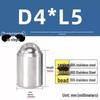304 Stainless Steel Spring-Loaded Ball Plunger with Limit Screw