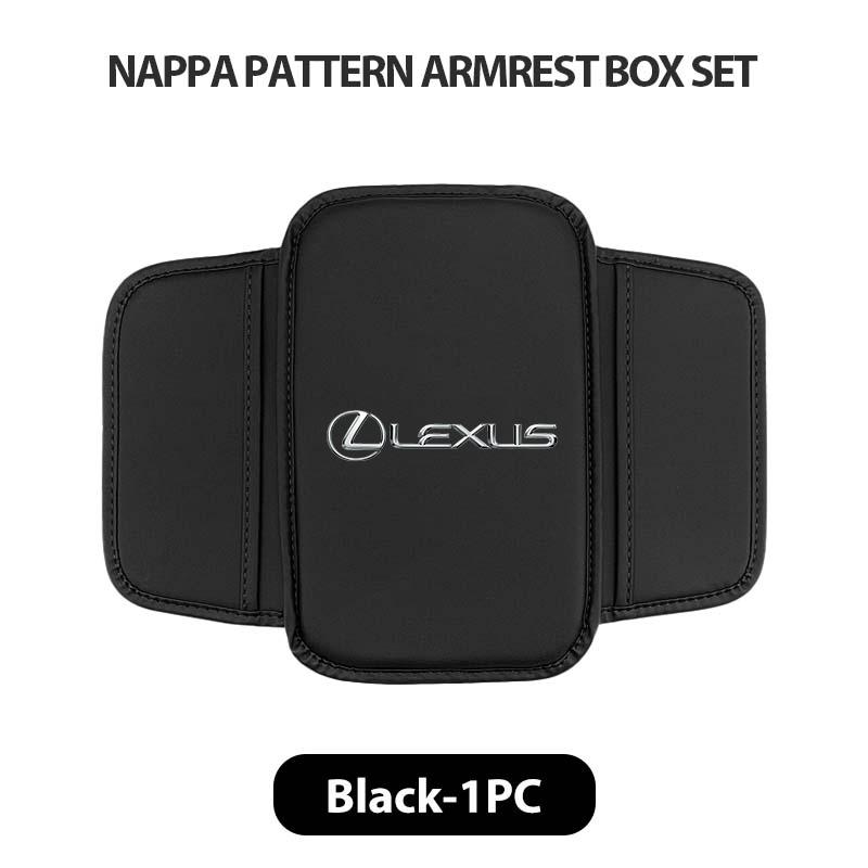 Dla Lexus Skórzana Poduszka Pokrowiec na Pudełko Podłokietnika Samochodowego Kieszeń Boczna Storage Protector Cover UX250h RX450h RX300 GX470 CT200h RX400h NX300h
