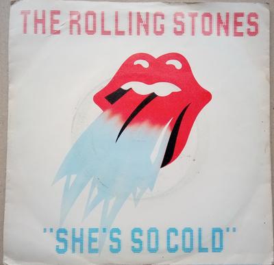 7inch Record ROLLING STONES - She's So Cold RSR106 Rolling Stones  1980 UK Rock Used
