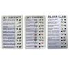 Tragbare ELDER CARE MEINE AUFGABEN Memo-Boards Heim-Notiztafel Erinnerungs-Zeitmanagement Planung
