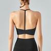 With Chest Pad Spring and Summer New Arrival T Shape Back Exercise Underwear Bra Running Shockproof Female Gym Top Outwear Beauty Back