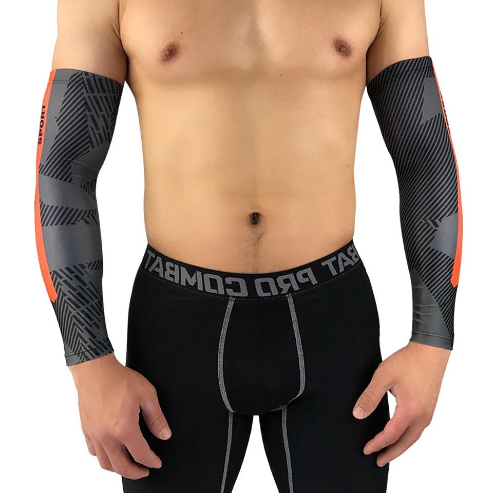 1 par solskydd för armen utomhussporter fiskeutflykt svettabsorberande isärm cykling isilke manschett män kvinnor