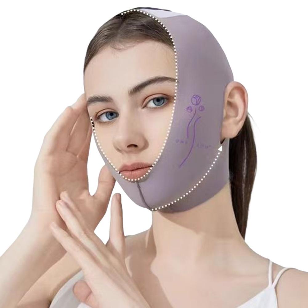 Adjustable Face Lifting Tightening Belt V Shaped Chin Up Mask V Line Shaping Mask  for Woman