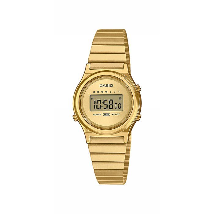 Uhr - CASIO - LA700WEG - Unisex - Goldfarben - Quarz - Digital