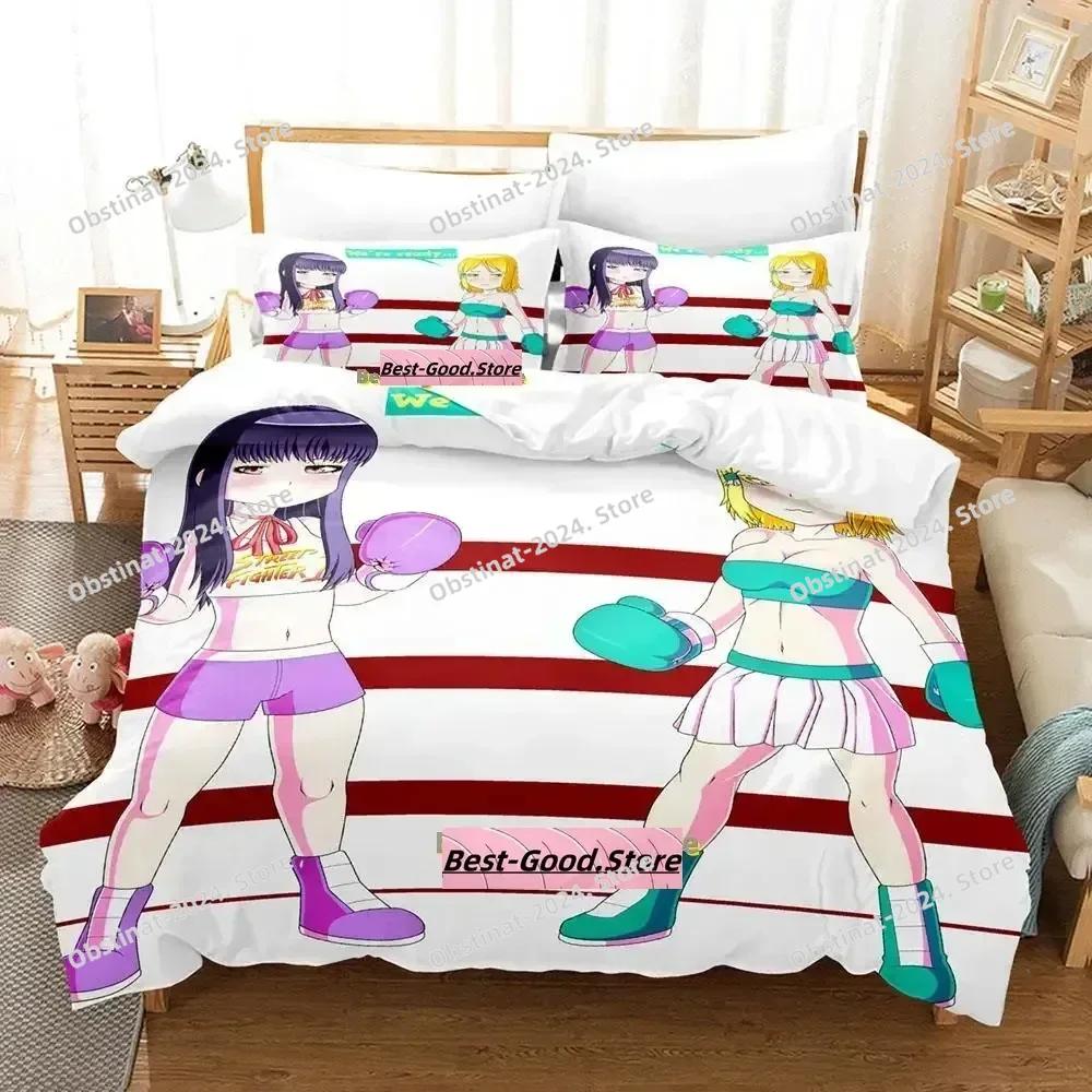 New Hi Score Girl Bedding Set Single Twin Full Queen King Size Bed Set Adult Kid Bedroom Duvetcover Sets Anime Parure De Lit Bed