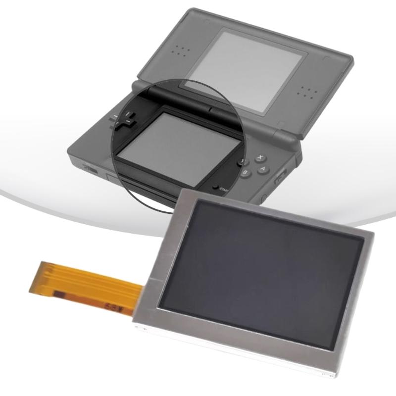 High Definition LCD Display Assembly Upper/Lower Screen for Gaming Console Perfect Replacement for Damaged Screen