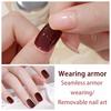 Manicure Wearable Nail French No Tracse Wearable Nail Removable Manicure French Wearable Manicure Fake Nail Stickers 5ml