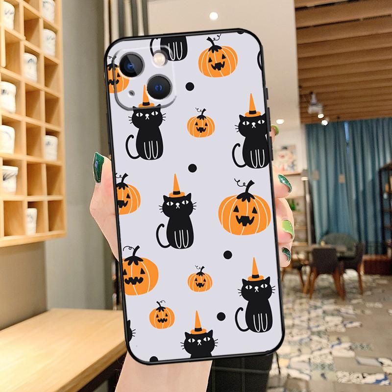 Halloween Aesthetic Phone Case For iPhone 15 Pro Max 14 13 12 11 16 17 Pro Max mini 15 16 Plus 16e 17 Air Cover