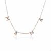 MAMA Letter Necklace Stainless Steel Mom Phrase Tarnish Resistant