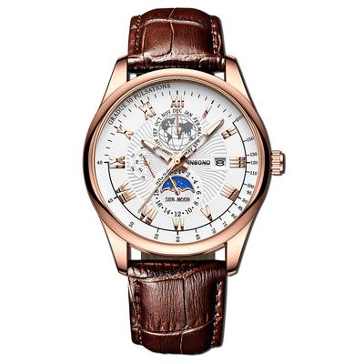 Men's Watch Men's Waterproof Watch Men's Luminous Calendar Casual Male High School Student Teen