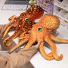 55*17cm Peluche Polpo Realistico Giocattoli Ripieni Alta Qualità Calamaro Simulato Bambola Animale Marino Regalo di Natale per Decorazione Stanza Auto