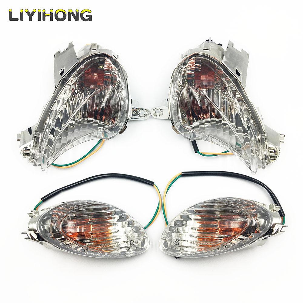 Front Rear Turn Signals Indicator Lamp lamp Motorcycle For SUZUKI Hayab GSXR1300 2008- High quality