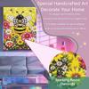 Diamond painting DIY cute bee with flowers kit for home room decoration