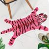 Cartoon Tiger Alien-Shaped Rug Soft Non-Slip Bathroom Mat Vintage Room Decor Bedroom Living Room Carpet
