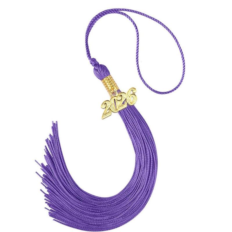Doctoral Tassels Premium Polyester Fabric Smooth Texture Prom Attires For Graduate University Ceremonies
