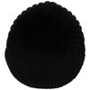 Mizuno Simpleis Knit Cap with Size F Peak, C2JWCZ51, Men's, Black, (56-60cm)