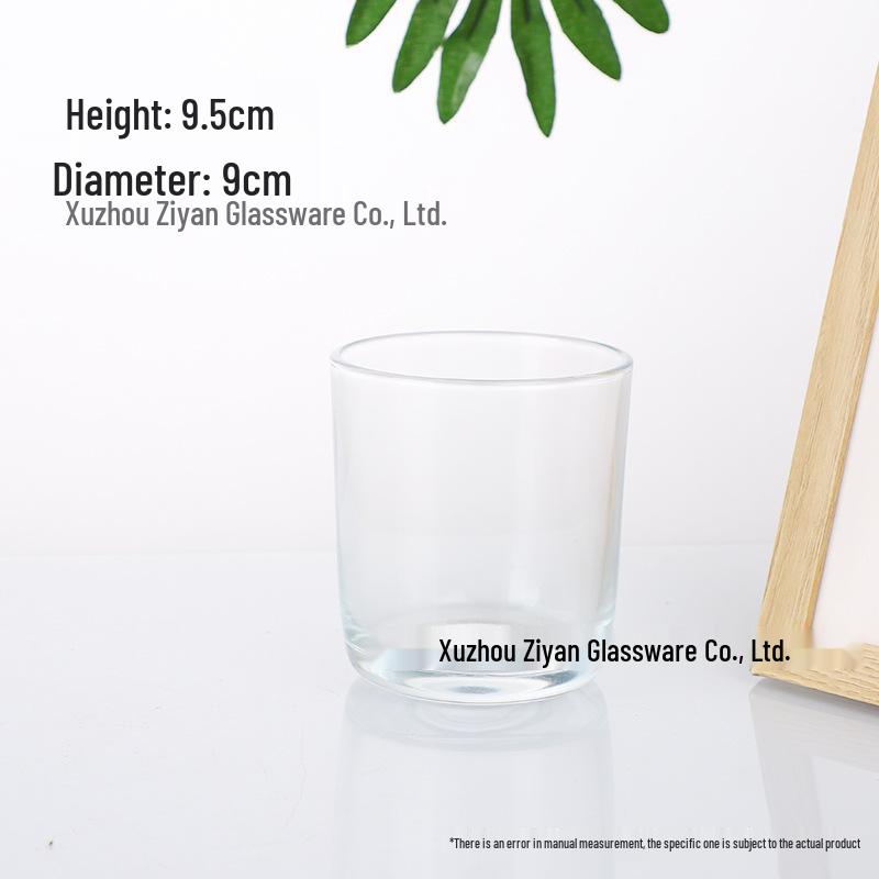 U-shaped Aromatherapy Wax Candle Holder - Transparent Glass Ornament
