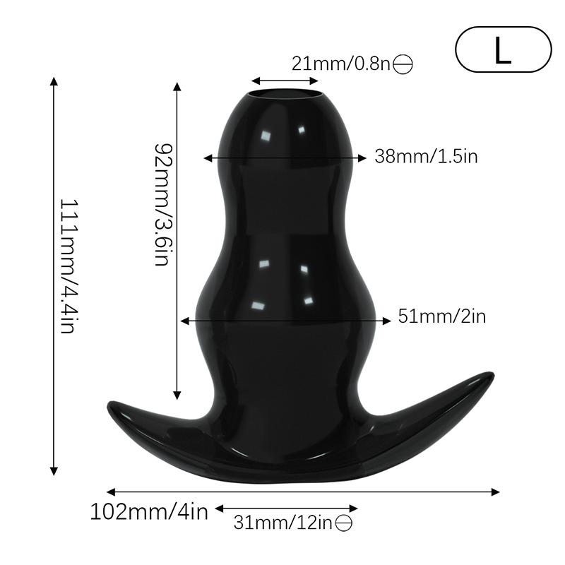 5 Sizes Hollow Anal Plug/Dilator/Dildo Soft Speculum Prostate Massager Butt Plug Set Intimate/Enema Sex Toys For Women Men