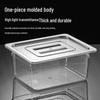 Commercial Acrylic Rectangular Food Display Pan