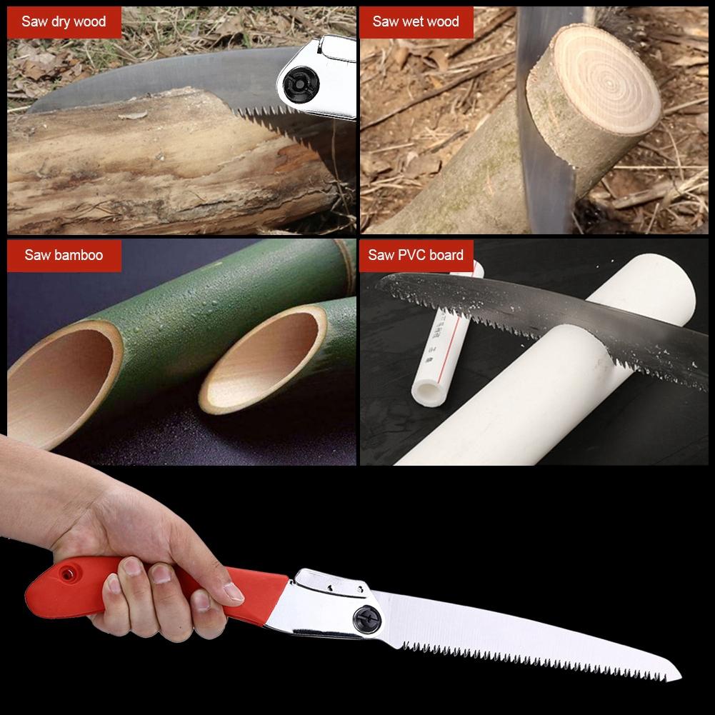 Portable Folding Manual Pruning Saw with Anti slip Handle Outdoor Gardening Tree Trimming Tool