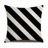 Home Decor Abstract Black & White Pattern Pillow Covers Pattern Cushion Cover Suitable For Sofa Bedroom Car Pillow Cover