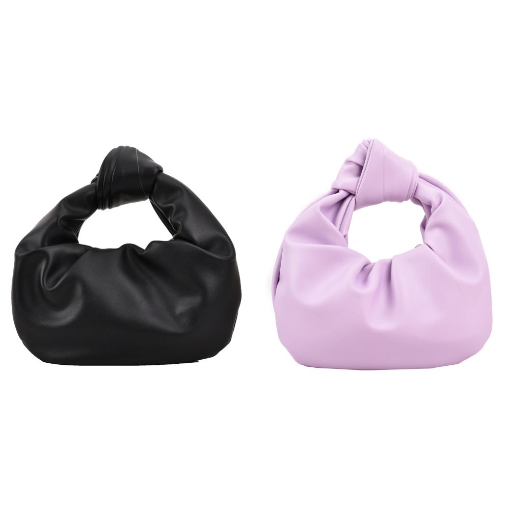

Женская завязанная сумка из искусственной кожи Cloud Wrist Bag для путешествий на открытом воздухе (черный) #F
