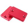 2pcs Front Rear Brake Fluid Reservoir Cap Cover Fit for Honda CB300F CBR500R CB500F CB500XRed
