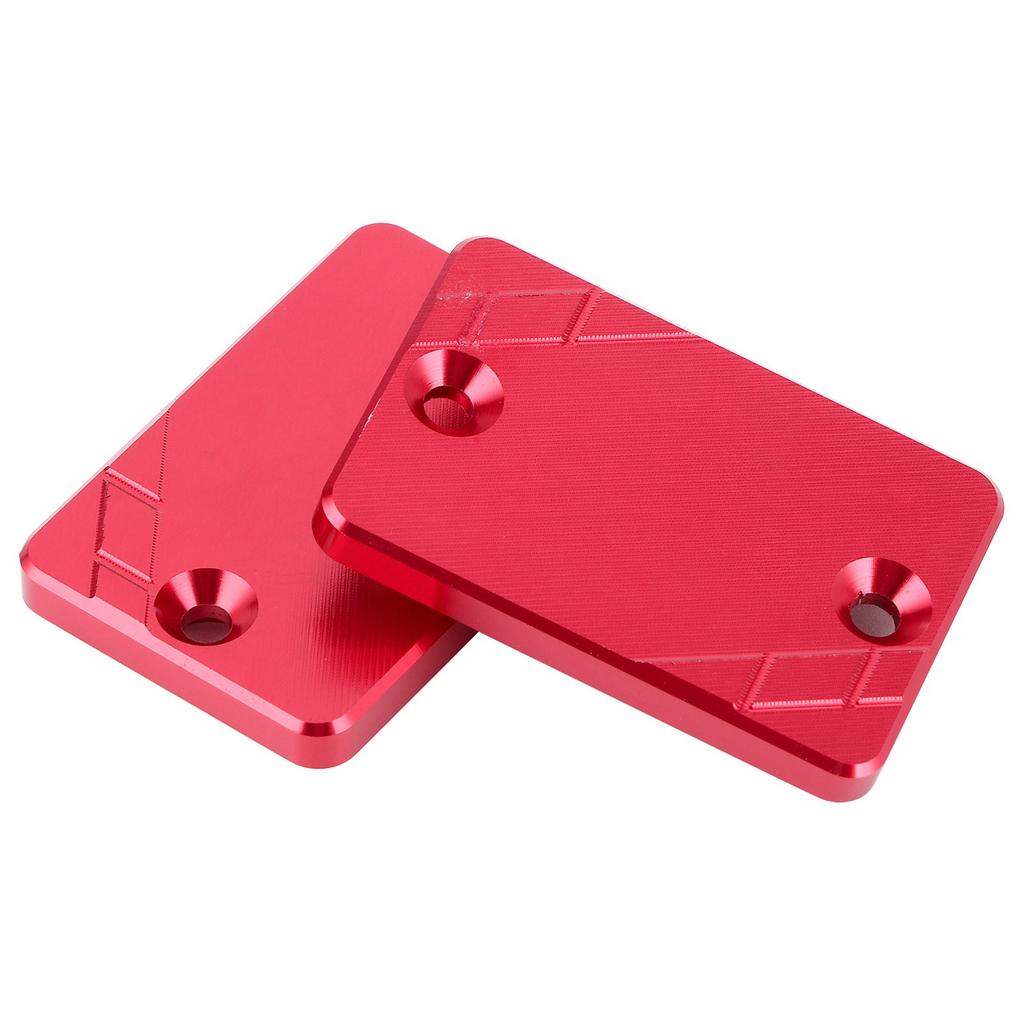 2pcs Front Rear Brake Fluid Reservoir Cap Cover Fit for Honda CB300F CBR500R CB500F CB500XRed
