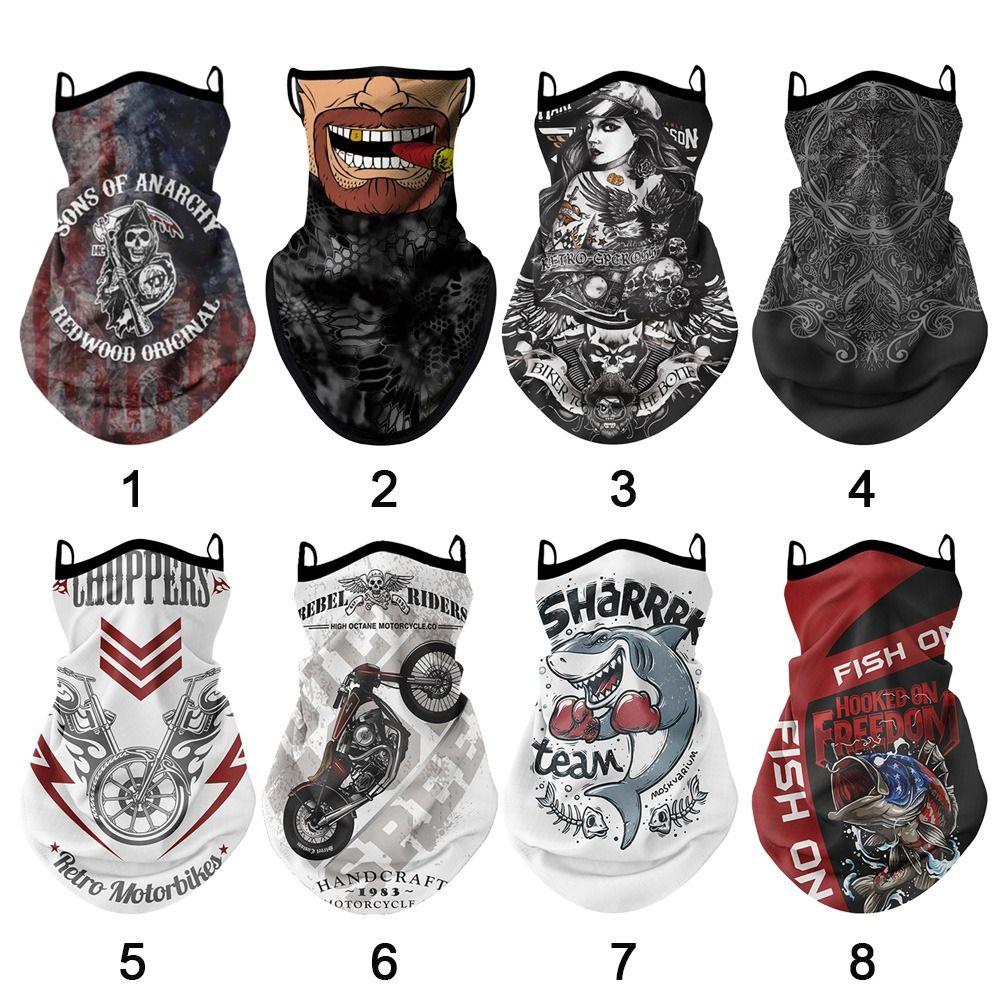 Anti-UV Sunscreen Face Mask Thin Sleeves Face Shield Fashion Cycling Face Cover Mask