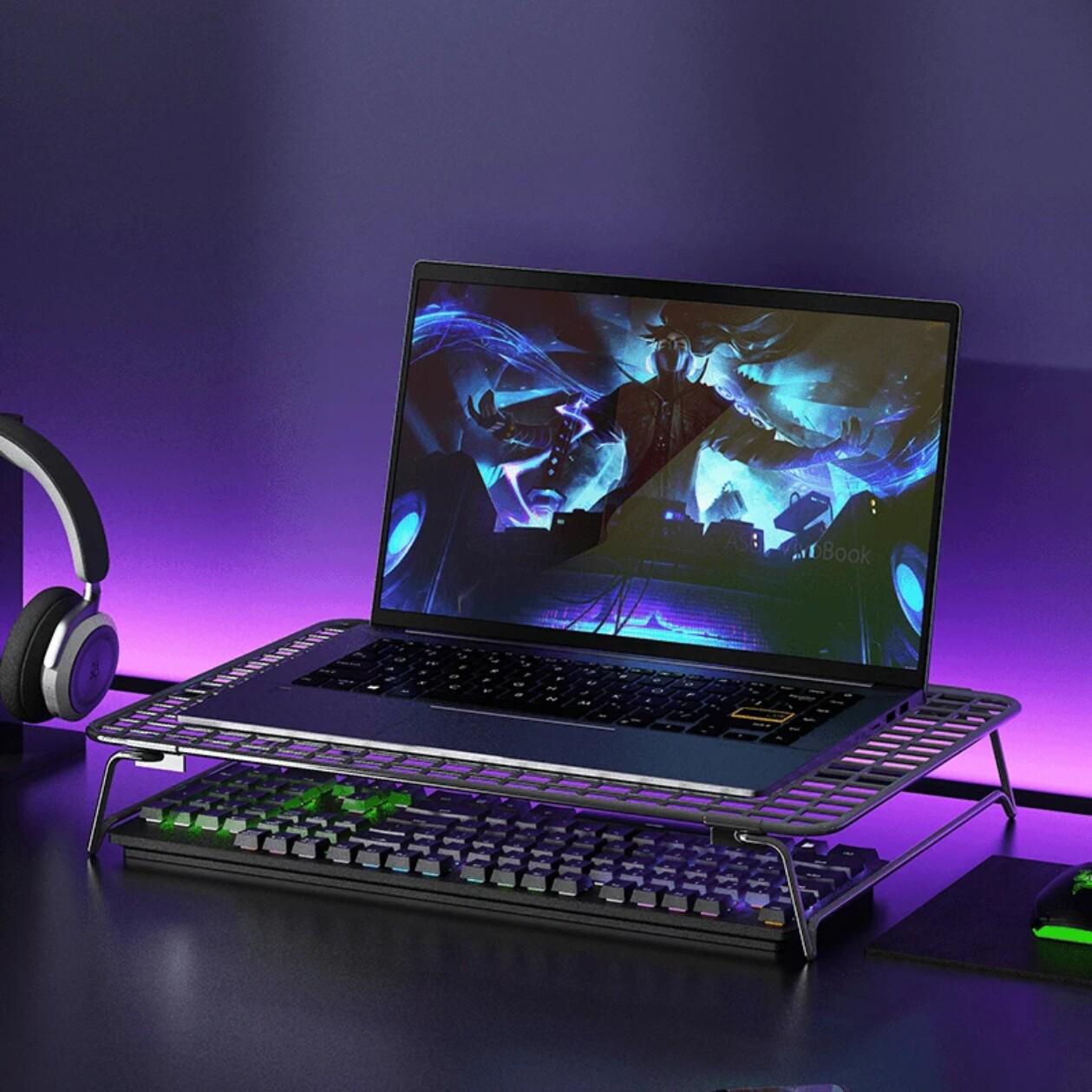 

Foldable Laptop Cooling and Riser Stand for Home or Office