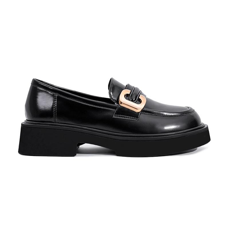 Spring new all-cowhide loafers women's small leather shoes, physical Douyin live broadcast supply, one piece free shipping