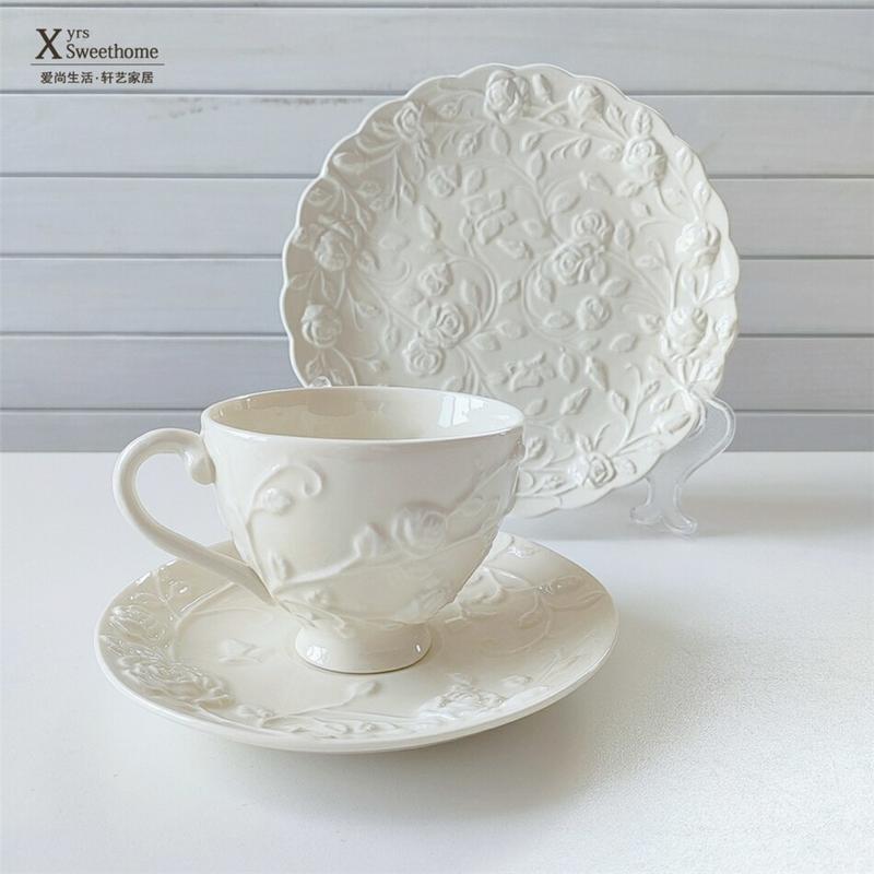 European Ceramic Coffee Cup For Tea Afternoon Tea Can Be Reused Dishes Dinner Dishes Eco-friendly Taza Home Drinks DF50BD