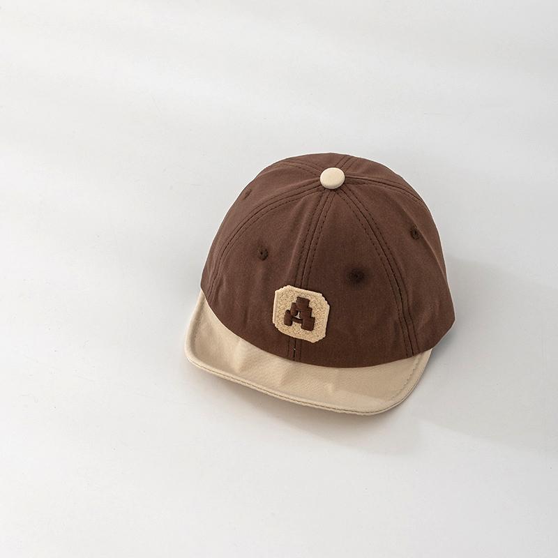 Letter Baby Baseball Cap Spring Summer Soft Brim Toddler Sun Hat Embroidered Patchwork Kids Boy Girl Peaked Caps