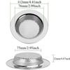 1/3/5 PCS Stainless Steel Sink Strainer Universal Fit Drain Basket Rust-Proof Food Catcher for Fast Drainage Easy Clean