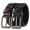 Men's Vintage Cowhide Decorative Business Belt - Versatile and Stylish for Fashionable Denim Pants