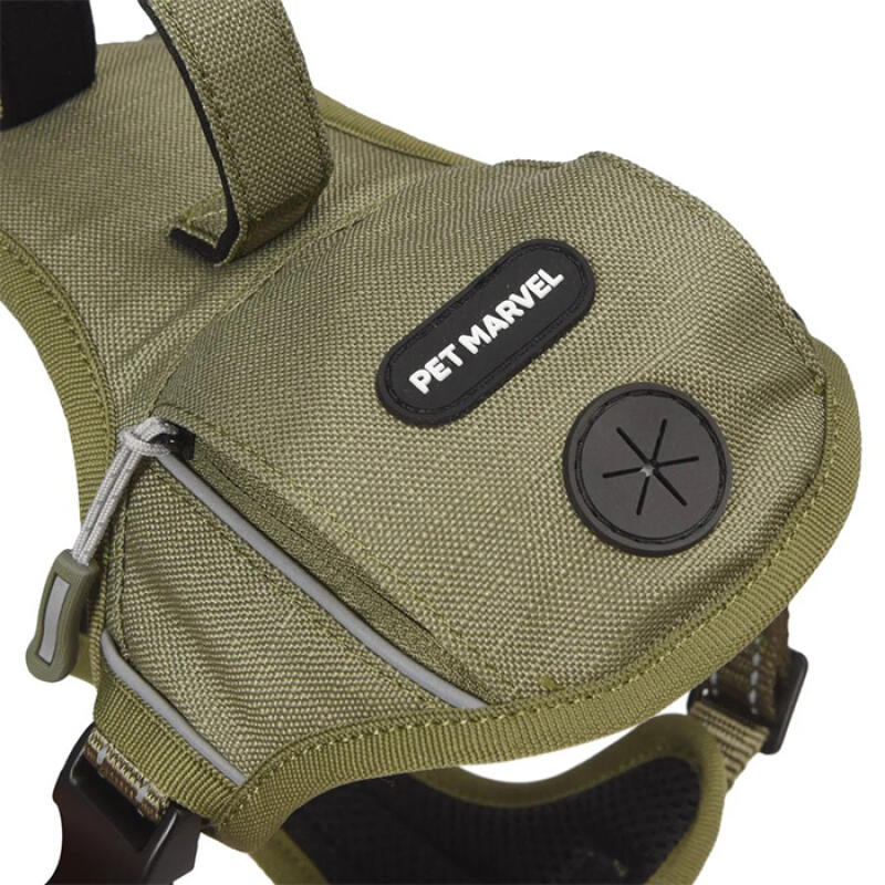 One Pocket Harness Large Dog Chest Leash (Brown M)
