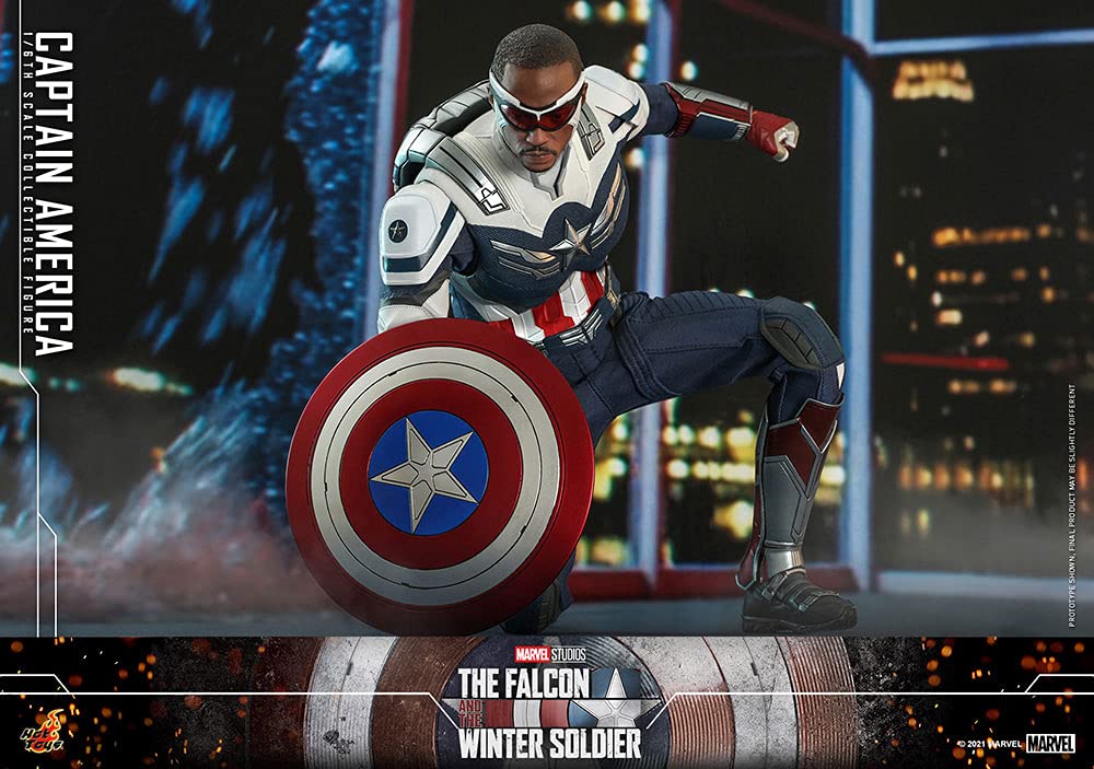 TV Masterpiece Falcon & Winter Soldier Captain America 1/6 Scale Figure Blue