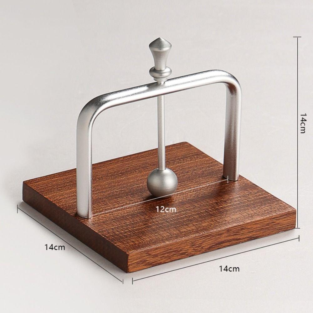 Solid Wood Cafe Napkin Holder Creative Flat Serviette Dispenser Square Base Party Decor Napkin Display Rack Tabletop