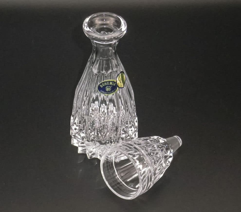 Bohemian Glass Crystal Glass Decanter "Drop" 140ml (Product Code: 43500-36500-014)