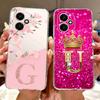 For Honor 400 5G Global Case DNY-NX9 New Crown Flower Letter Soft Silicone TPU Cover For Huawei Honor400 6.55" Phone Shell Funda