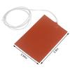 300W 220V 10X15Cm Engine Oil Tank Silicone Heater Pad Rubber Heating Mat Warming
