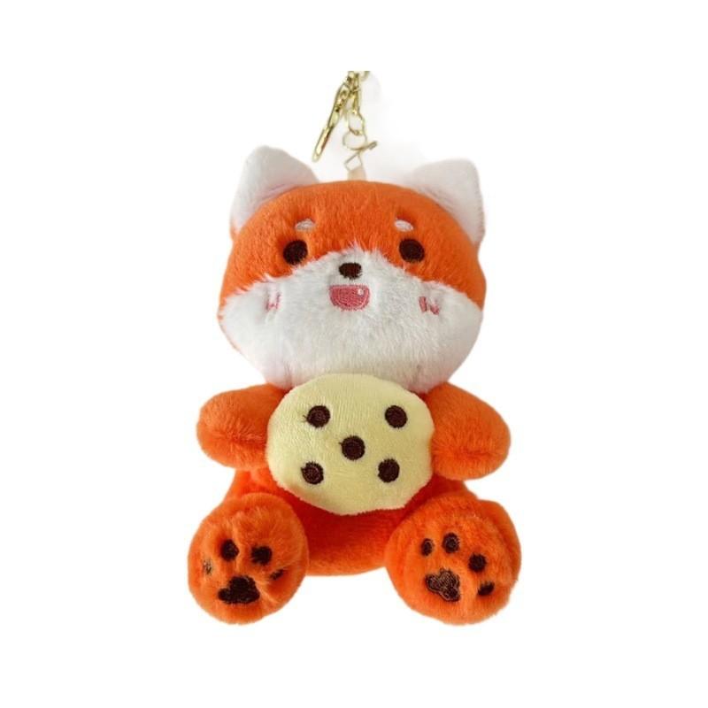 Adorable Plush Bear Keychain Soft Toy Couple Gifts For Kids Customizable 12cm