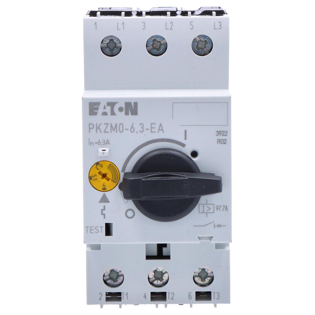 Motor circuit breaker PKZM0,Ir=4-6.3A PKZM0-6.3-EA
