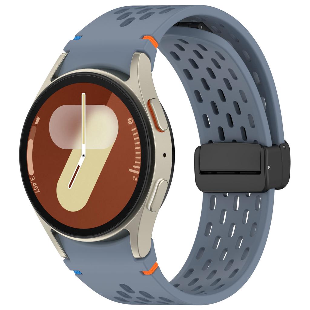 20mm Straps for Samsung Galaxy Watch 7 5 Pro 6 5 4 Magnetic Buckle Silicone Band Correa Galaxy Watch 6 Classic No Gaps Bracelet