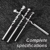 1 Set Multi Functional Concrete Wall Cement Brick Drill Bits Alloy Impact Drill Bits Straight Shank Construction Drill Bits