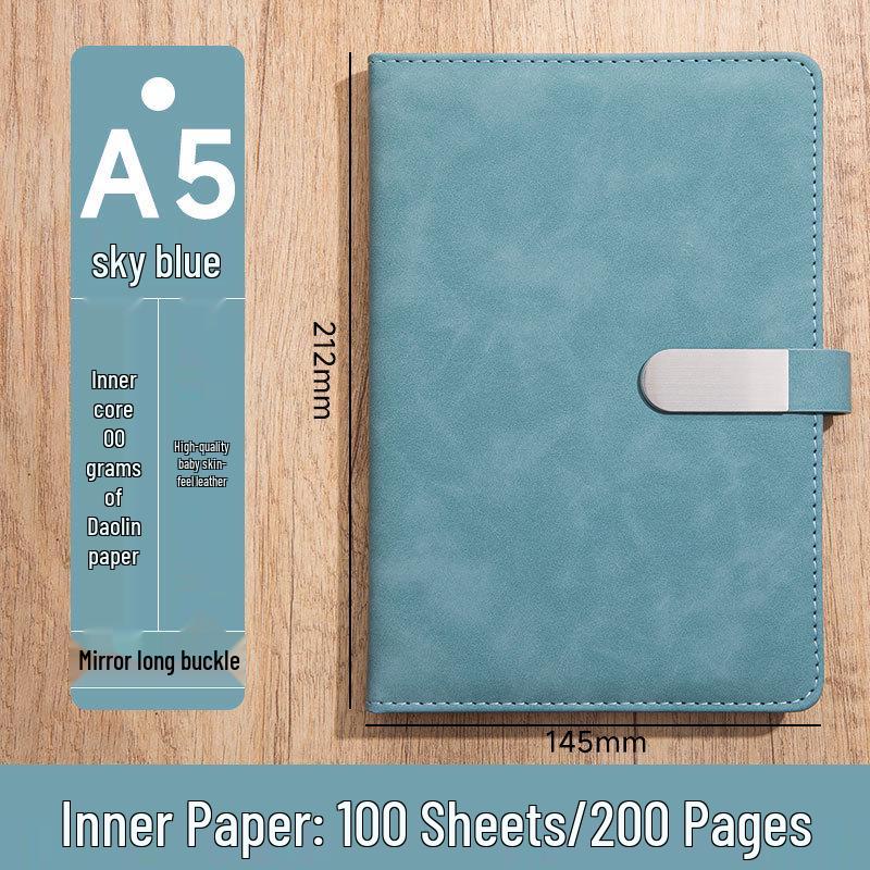 Custom Logo A5 High-End Office Notebook with Premium Cover and Inner Pages