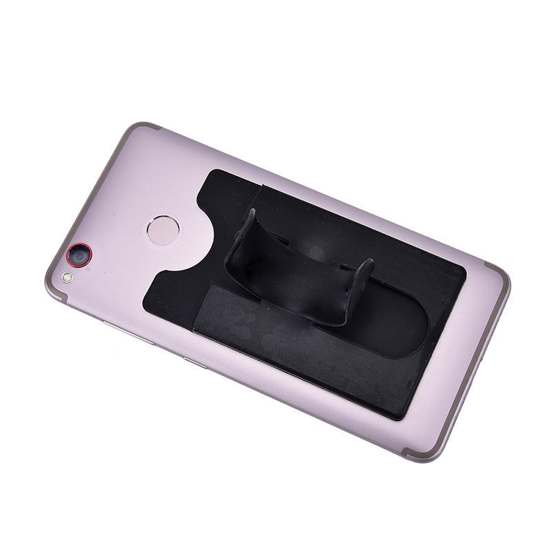 Touch U Shape Silicone Mobile Phone Stand Holder With Card Slot Hot Sale